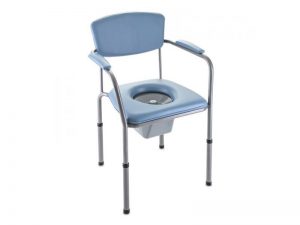 Chaise de toilettes percée et fixe en vente chez Condorcet Médical